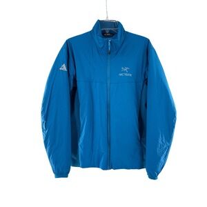 Arcteryx Jacket Mens M Blue Atom LT Insulated Full Zip Lightweight Technical